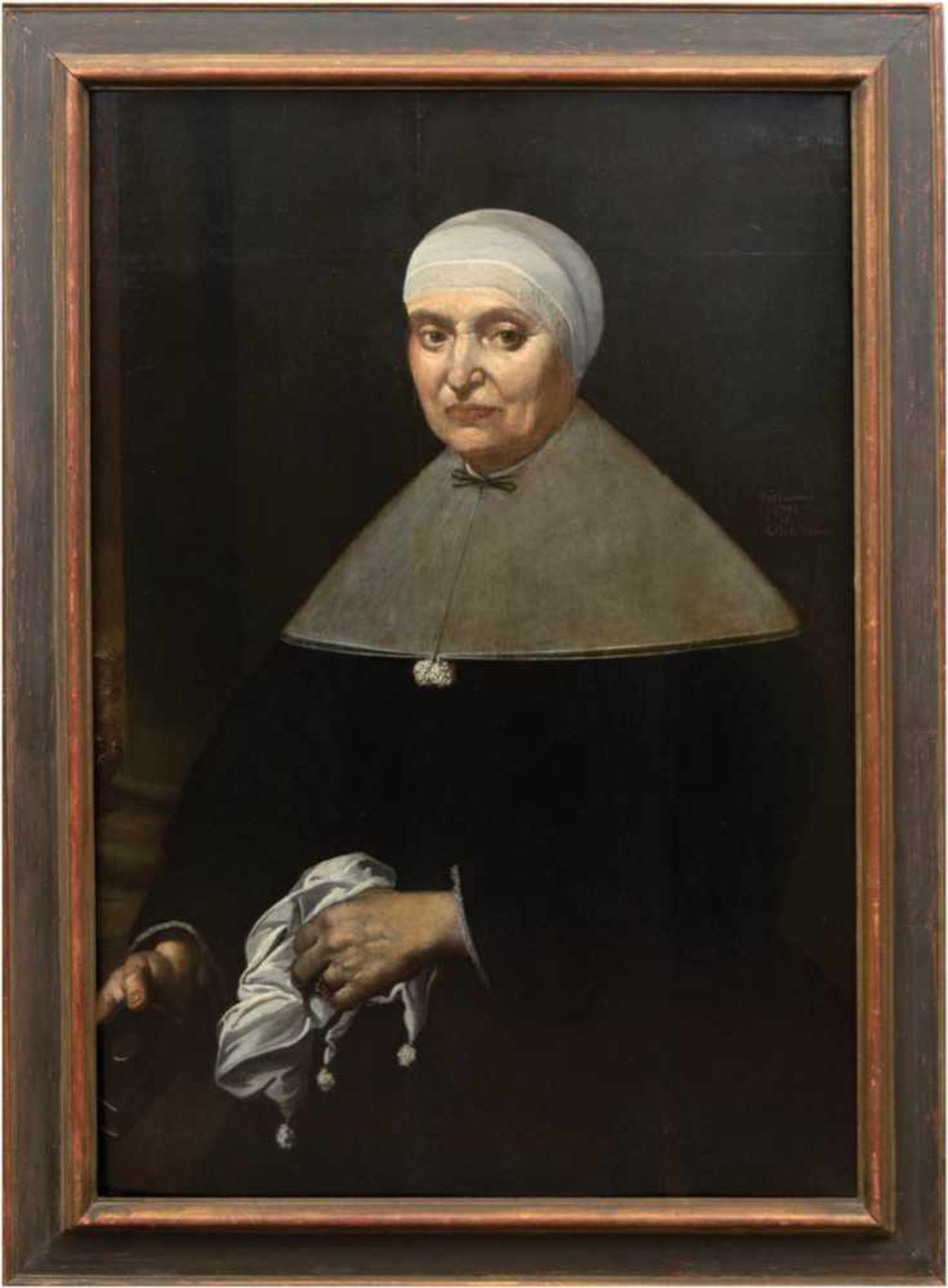 Helst, Bartholomeus van der (1613 Haarlem-1670 Amsterdam) Umkreis "Porträt einerholländischen