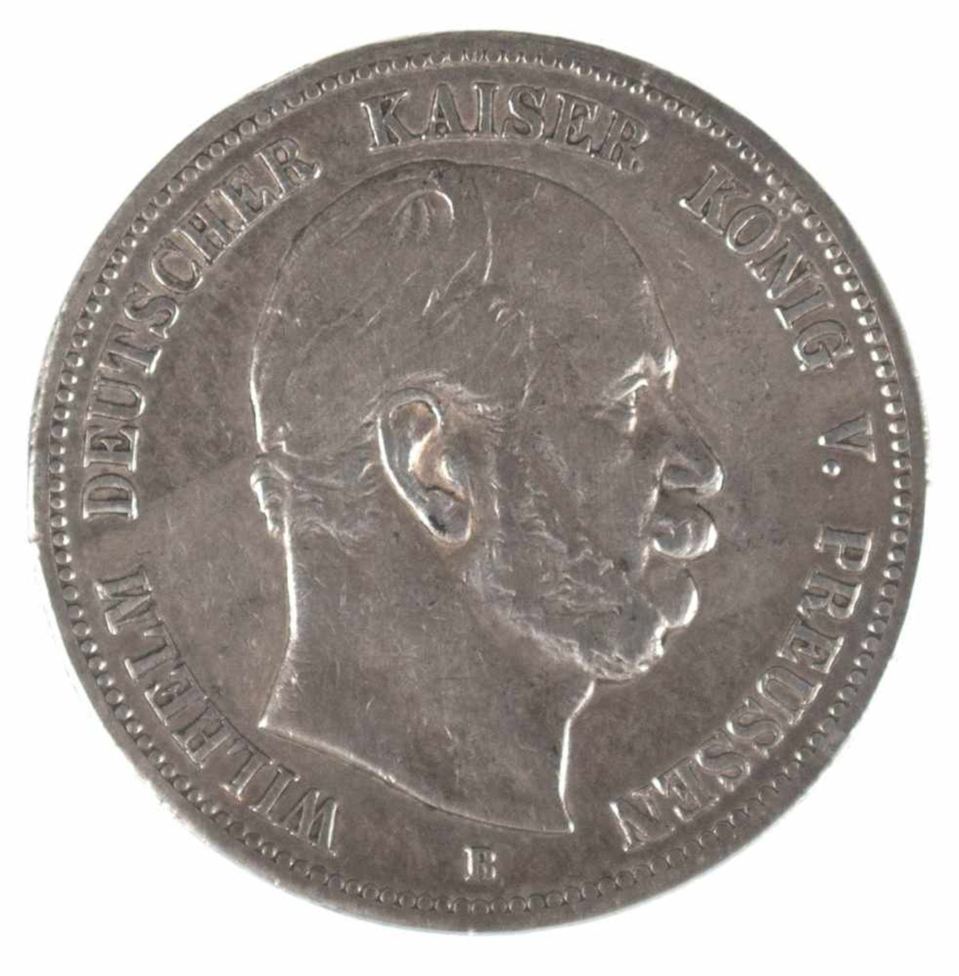5 Mark, Preussen, 1876 B, Wilhelm I
