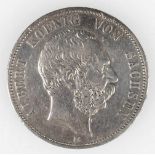 5 Mark, Sachsen, 1875 E, Albert von Sachsen