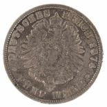 5 Mark, Wuerttemberg, 1874 F, ss