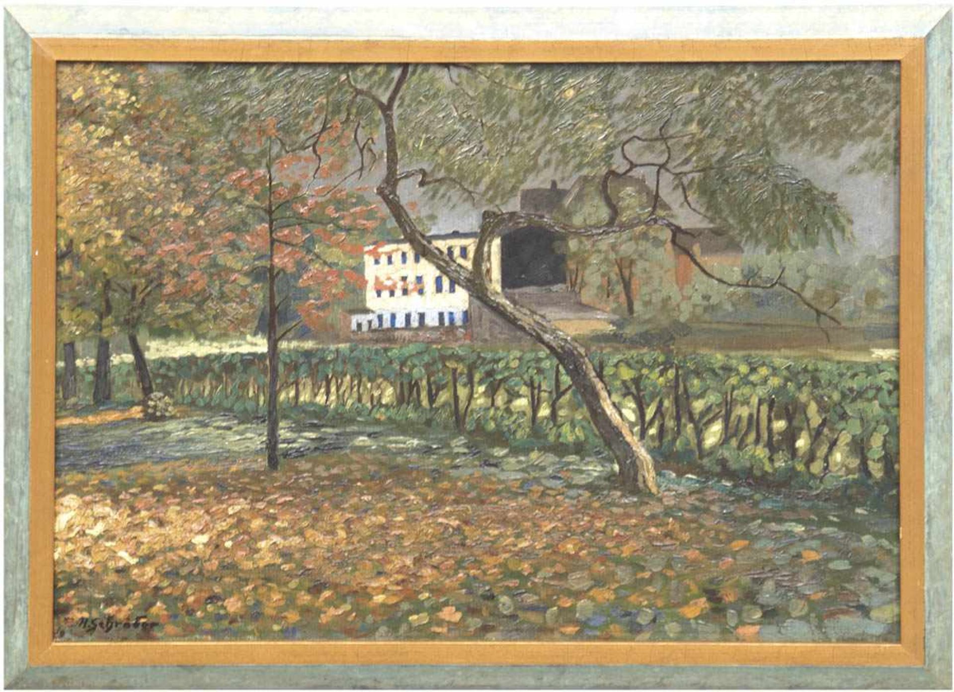 Schröder-Stettin, Hedwig "Herbstlandschaft", Öl/Lw., 44x62 cm, Rahmen