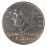 3 Reichsmark, Deutsches Reich, 1929 A, Lessing