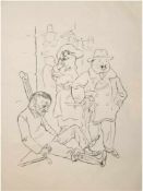 Grosz, George (1893 Berlin-1959) "Die Räuber-In meinem Gebet soll's soweit kommen, dassKartoffeln