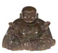 "Sitzender Buddha", China 20. Jh., Jade, H. 5 cm