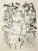 Grosz, George (1893 Berlin-1959 ebenda) "Die Räuber- Ich will alles um mich her ausrotten,was mich