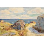 Gregers, A. "Sommertag an der Ostsee", Öl/Lw., sign. u.r., 30x40 cm, Rahmen