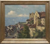 Geyer, Fritz (1875 Nürnberg-1947 Thübingen/Berlin) "Ansicht auf Meersburg mit der Burg unddem