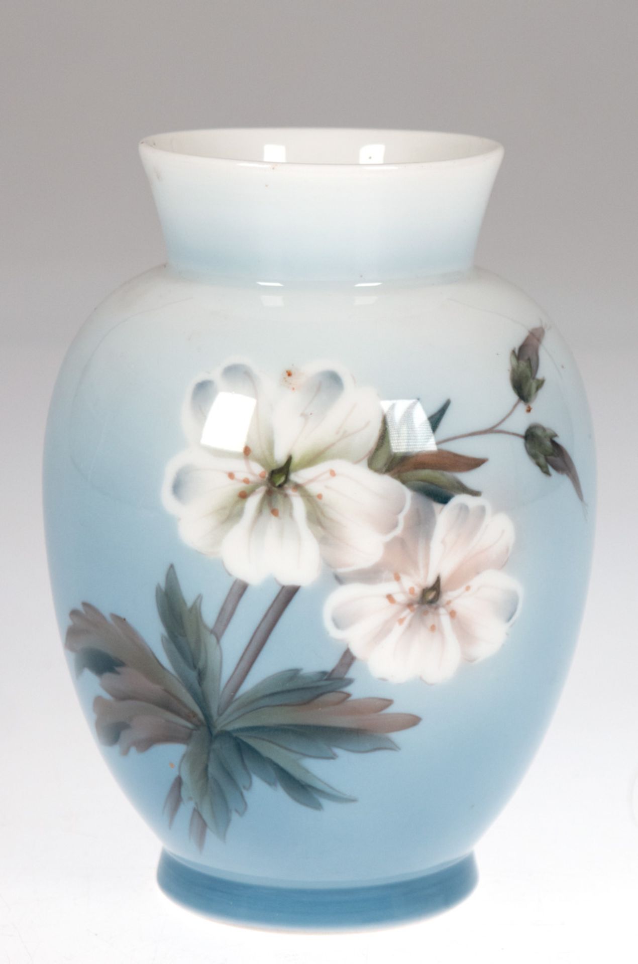 Vase, Royal Copenhagen, Dekor Anemone, Nr. 2667, Form-Nr. 36, H. 17 cm