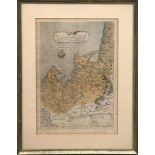 Karte "Prussiae Descriptio ante aliquot annos ab Henrico Zellio edita, ab eoq. D. IoanniClur...",