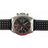 Herren-Armbanduhr "Fortis", Official Cosmonauts Chronograph Automatic, schwarzesZifferblatt mit