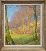 Illies, Otto (1881 Yokohama-1959 Wernigerode) "Frühling", Öl/Lw., unsign., 59x51 cm,Rahmen