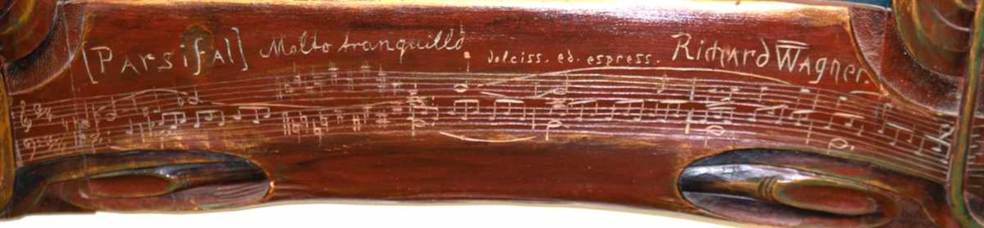 Binenbaum, Lazar (1876-?) "Porträt Richard Wagner", Druck, sign. u.r., 50x37,5 cm, hinterGlas, im - Bild 3 aus 3