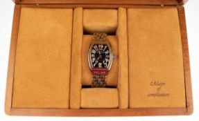 Armbanduhr "Franck Muller Geneve Conquistador", 8001 SC, Edelstahlgehäuse, mechanischesWerk mit