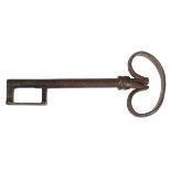 Schlüssel, 17. Jh., Hohldorn, Eisen, L. 17 cm
