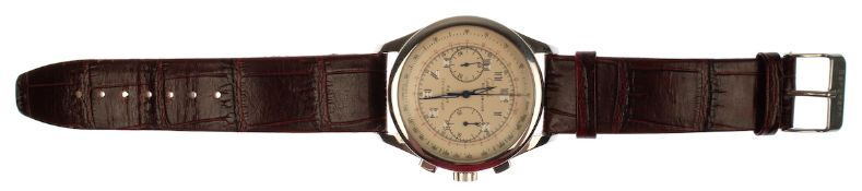 Herren-Armbanduhr "Gottlieb Bergmann", Rallye Chronograph, lim. Auflage 355/500,Edelstahlgehäuse, Dm