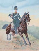 Bungartz, Jean (1854-1935) "Reiter des Bayerischen Chevauleger-Regiments Erzherzog Albrecht von