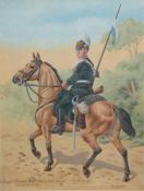 Bungartz, Jean (1854-1935) "Reiter des Bayerischen Chevauleger-Regiments Herzog Karl Theodor in