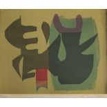 Camaro, Alexander (1901 Breslau-1992 Berlin) "Abstrakte Komposition", Farblithographie, sign. u.r.,