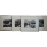 4 U-Boot Fotos u. Buch von Buchheim, Lothar Günther (1918 Weimar-2007 Starnberg), dabei