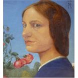 Rade, Carl (1878 Dresden-1954 Dresden) "Porträt einer jungen Frau", Öl/Mp., monogr. u.