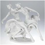 Rosenthal-Figurengruppe "Zwei Tänzerinnen mit weitschwingenden Kleidern", Entwurf Lore