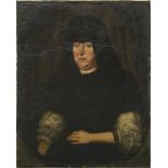 Porträtmaler 17. Jh. "Bildnis Elisabeth Osterhausen, geborene von Luckowin, 1632-1703, aus