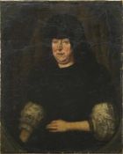 Porträtmaler 17. Jh. "Bildnis Elisabeth Osterhausen, geborene von Luckowin, 1632-1703, aus