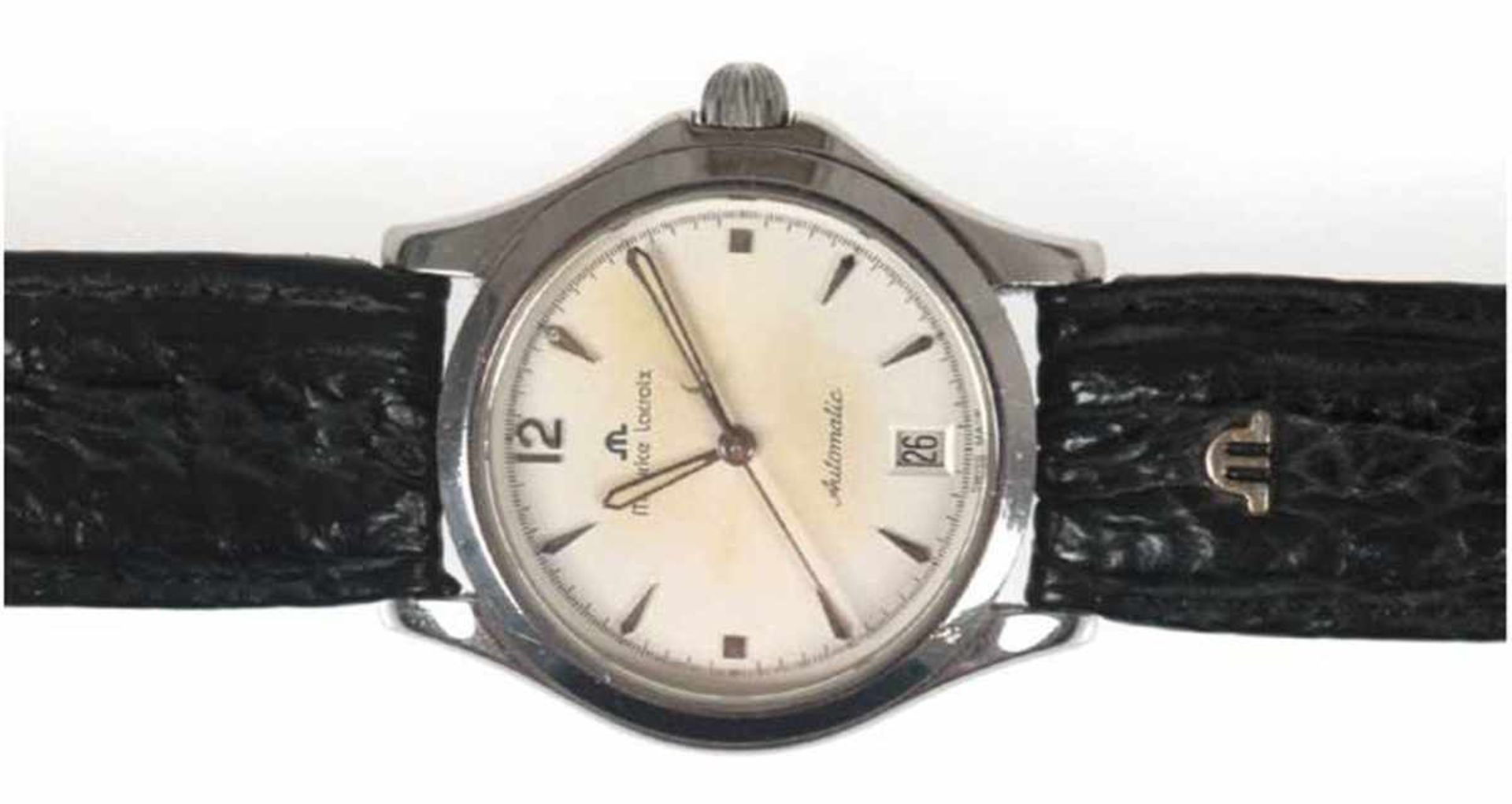 Herren-Armbanduhr "Maurice Lacroix", Schweiz, Automatic, Edelstahlgehäuse, Saphirglas,