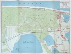 Wald- und Wege-Karte "Seebad Bansin und Umgebung", Kartolithographie und Druck