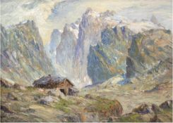 Pfahlmer, Hugo Wilhelm (1885-1955) "In den Dolomiten", Öl/Lw., sign. u.l., 58x80 cm,