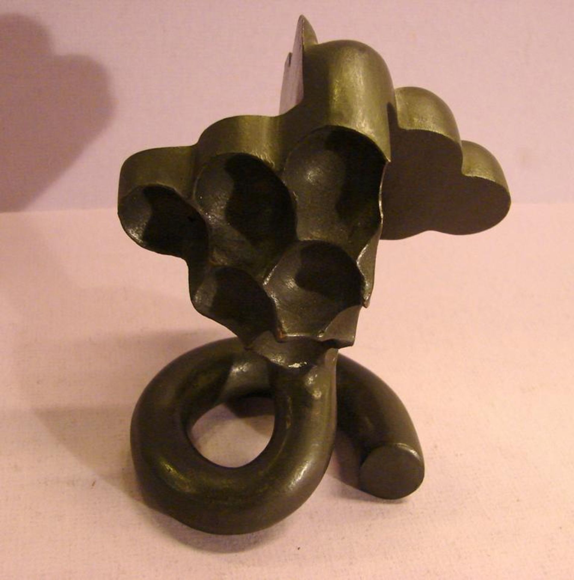 "Skulptur", Bronze, ohne Signatur, Höhe ca. 14 cm<