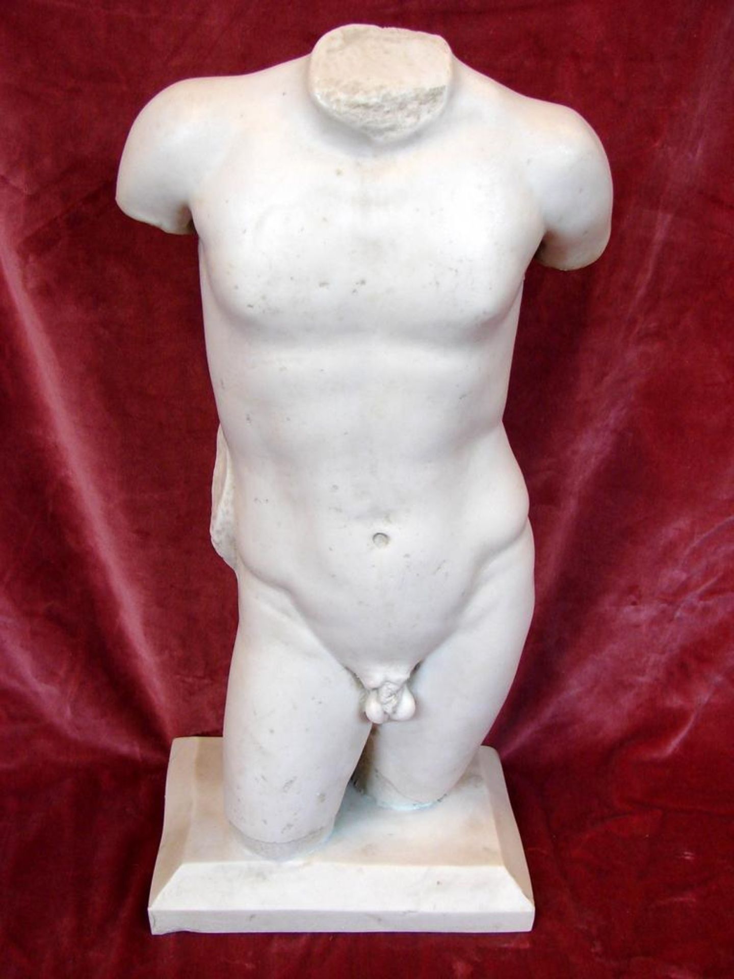 Torso des Liebesgottes Eros, Museumskopie, Vatikan, Gussmarmor,