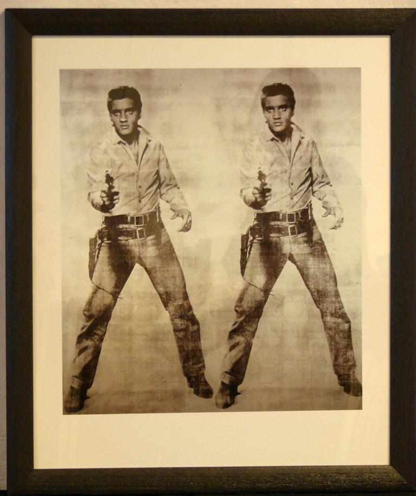 ANDY WARHOL (1928-1987), "Double Elvis", Farboffsetlithographie nach einer Arbeit von 1963,