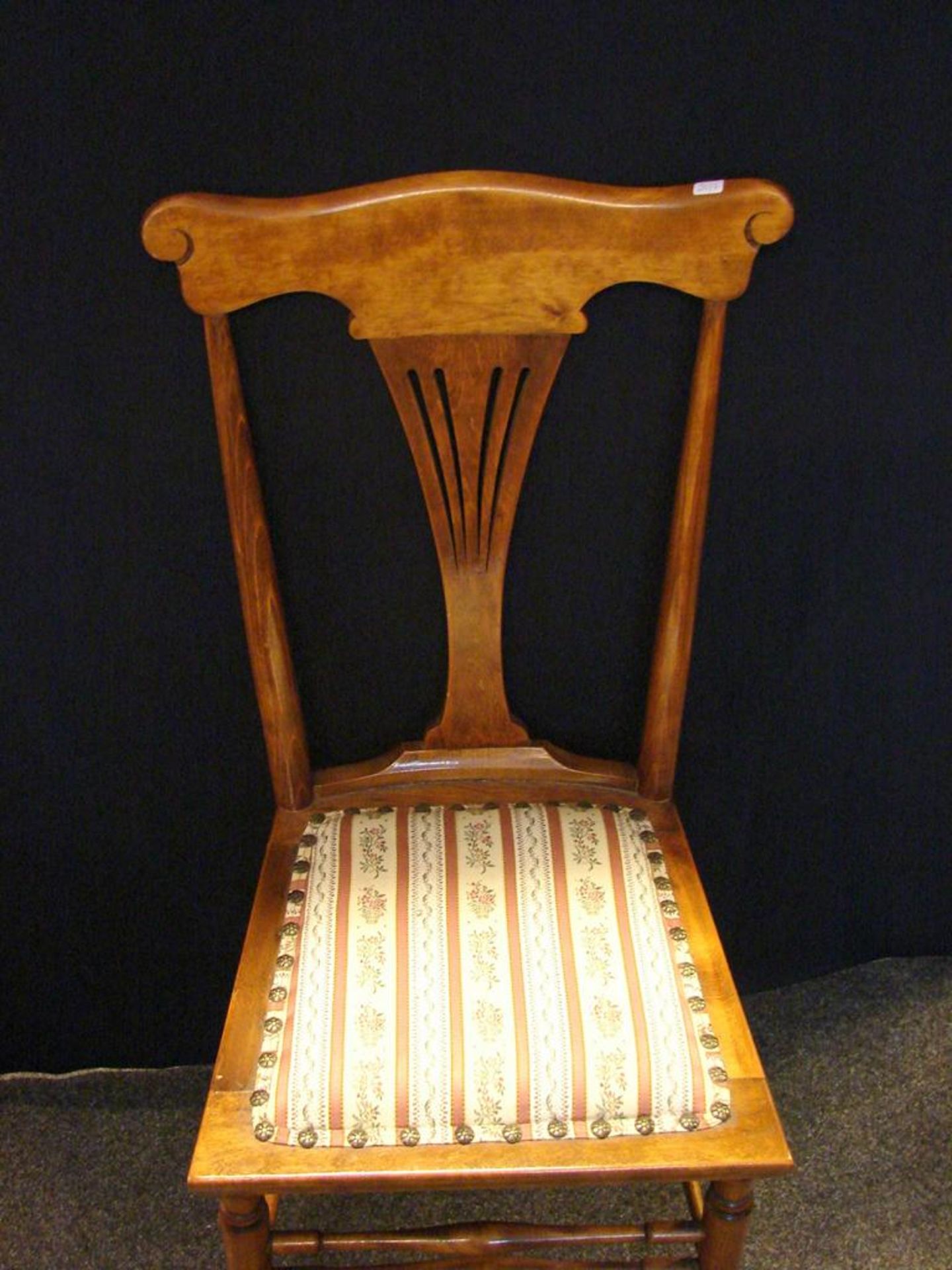 Paar Stühle, Rückenhöhe ca. 94 cm, Restaurationsbedarf - Bild 2 aus 2