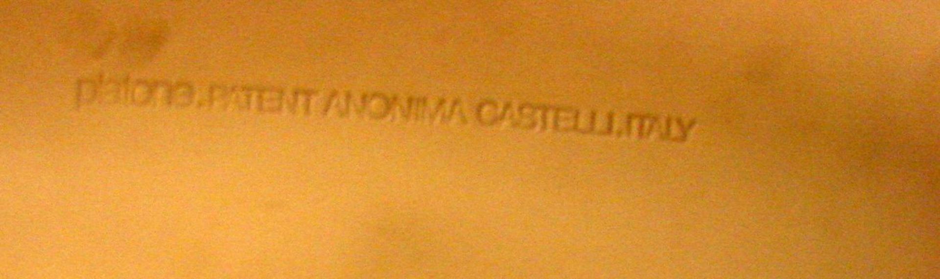 Klapptisch, Chromgestell, Platone Patent Anonima Castelli, Bologna, Italy, - Image 2 of 2