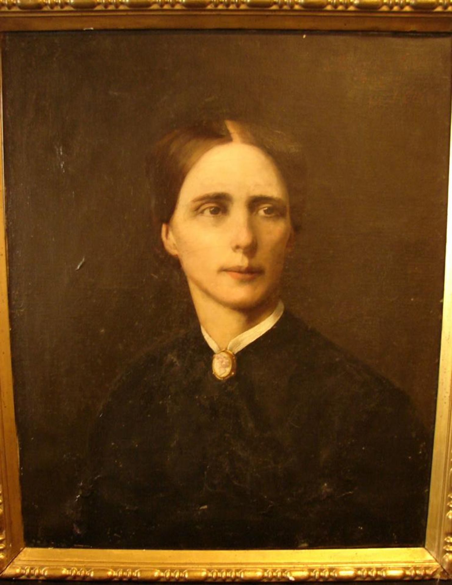JOHANNA OTTO (Florenz) (1839-1914), "Portrait Augusta Otto", ÖL/L, o.re.sig. und dat. 1891, rüc ...