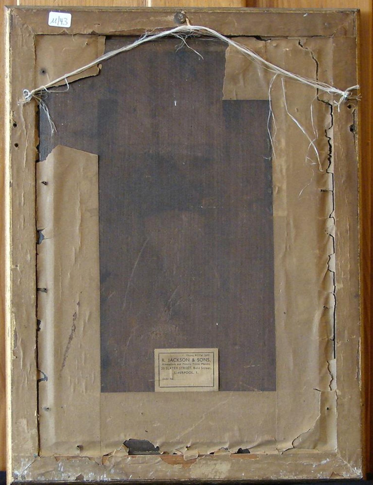 OSWALD RIMMER ?, "Obststilleben", Öl/Holzplatte, unten mittig betitelt, ca. 24 x 35 cm - Bild 2 aus 2