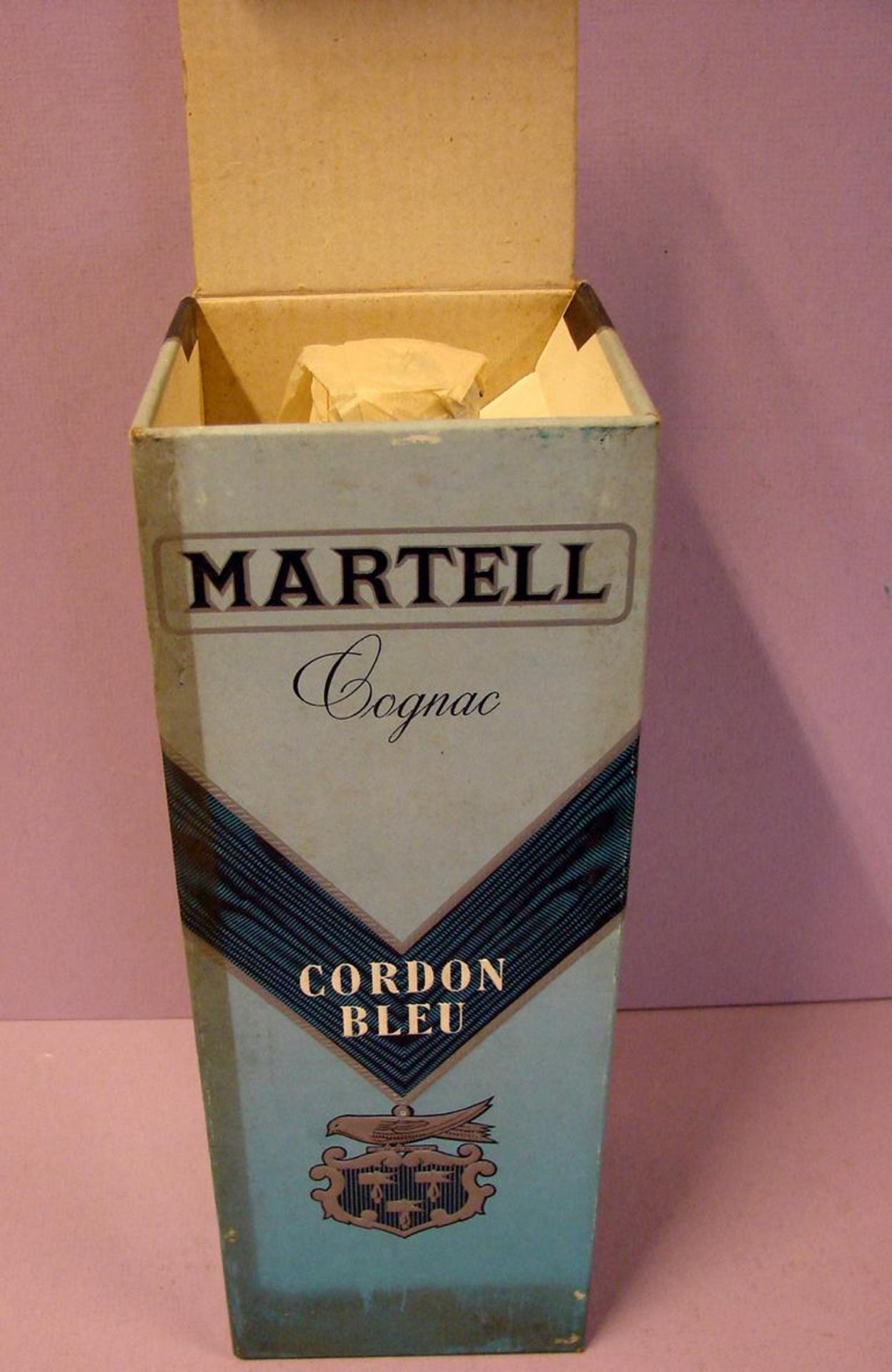 Cognac, Martell, Cordon Bleu, im Karton, 50er Jahre