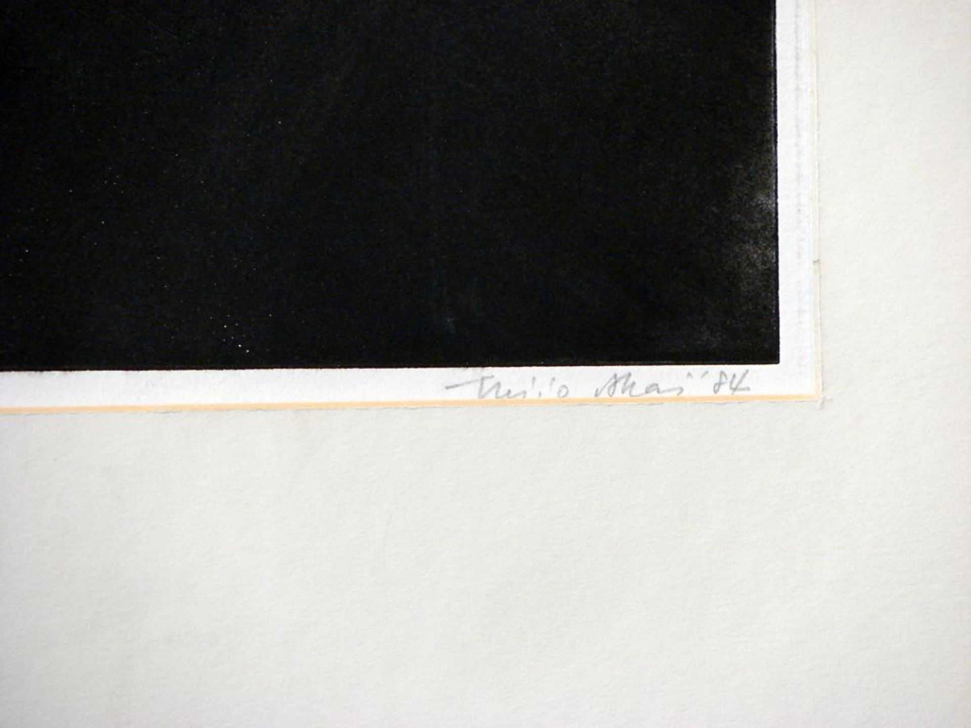 FUJIO AKAI (1945), "Probe", ein Blatt, Radierung, u.re. sig. in Bleistift, - Bild 2 aus 2