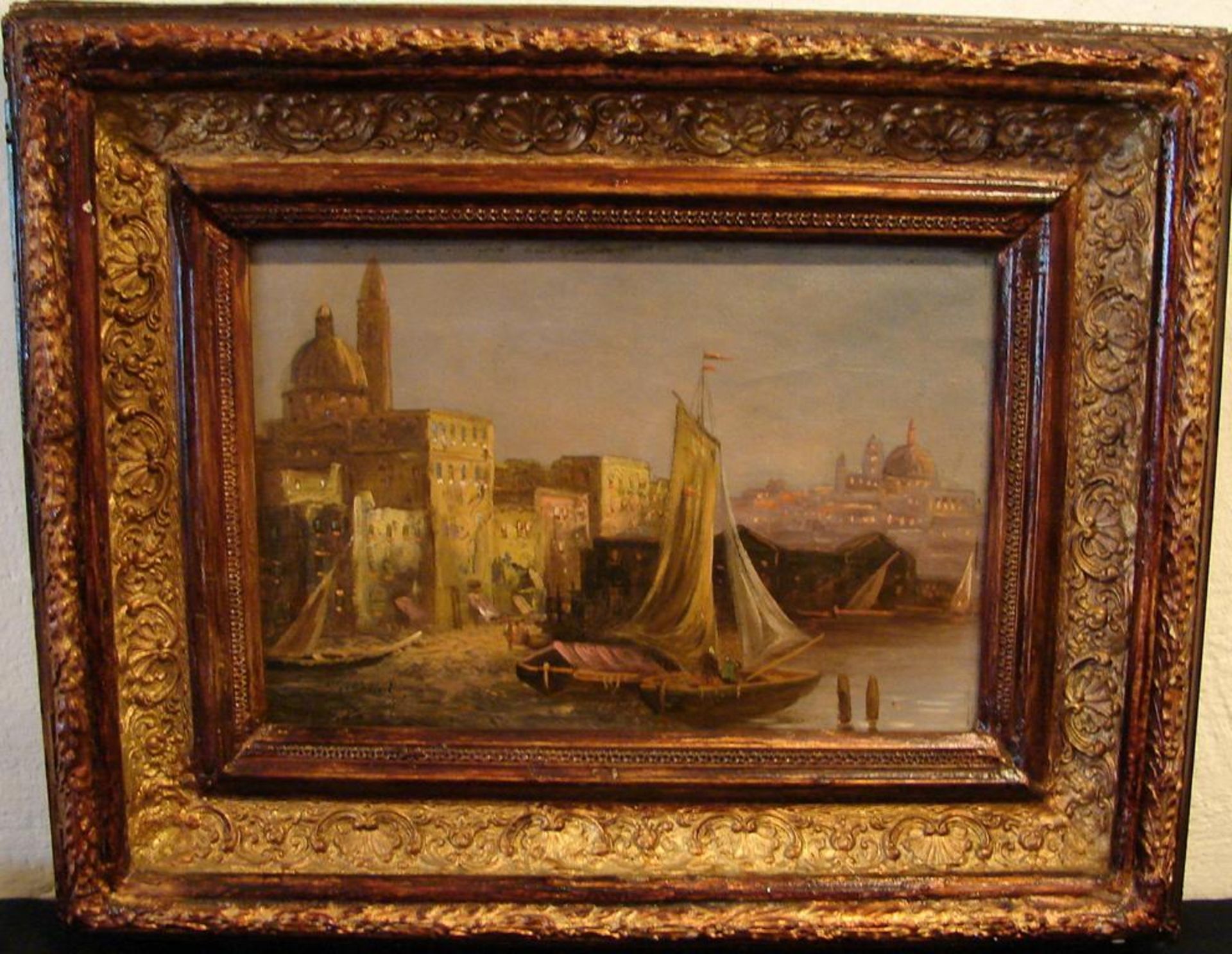 PIERRE-VINCENT-GILBERT (1801-1883), "Venedig bei Nacht",