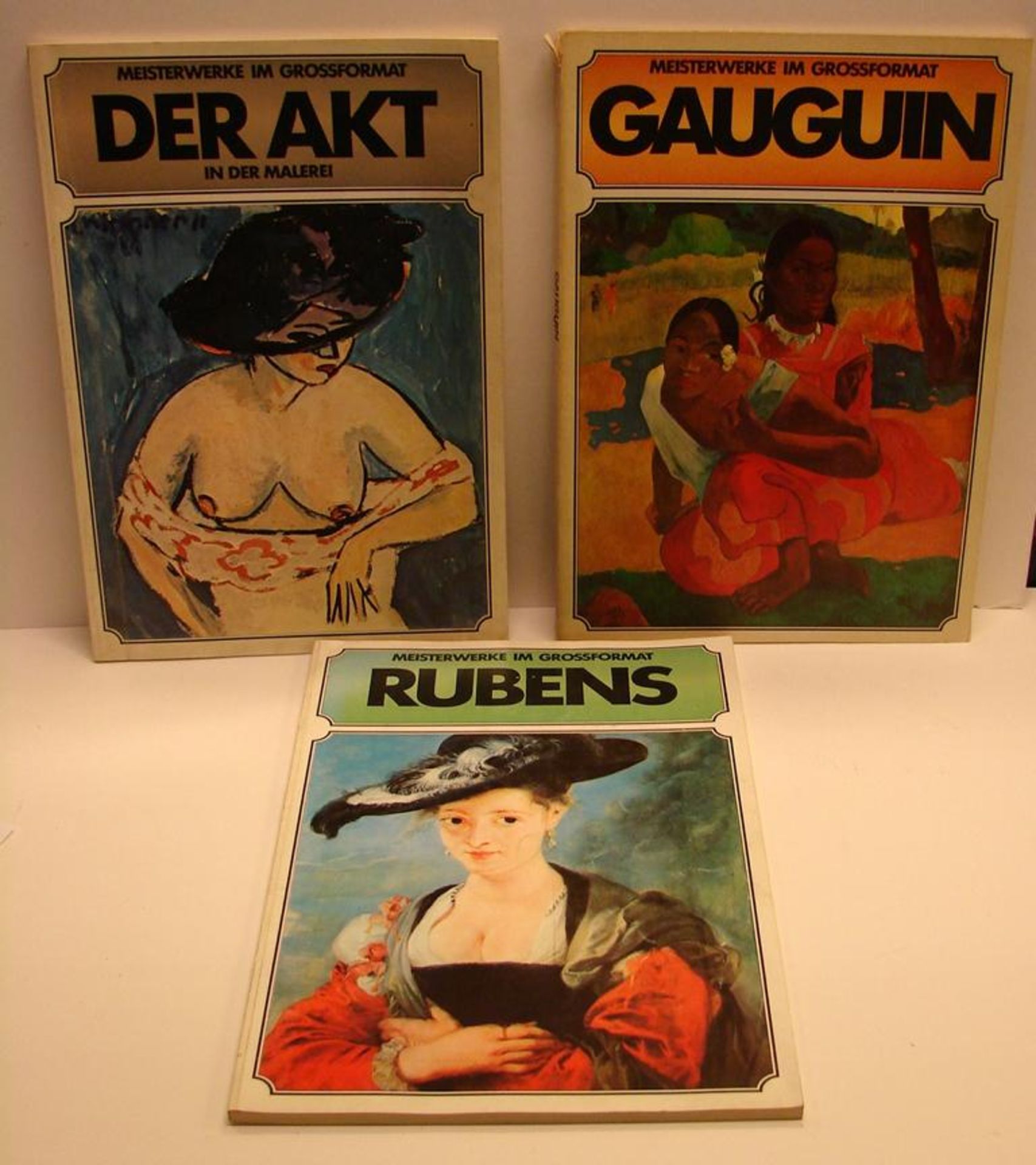 3 Kunstbücher: Der Akt im Großformat, Rubens, Gaugin