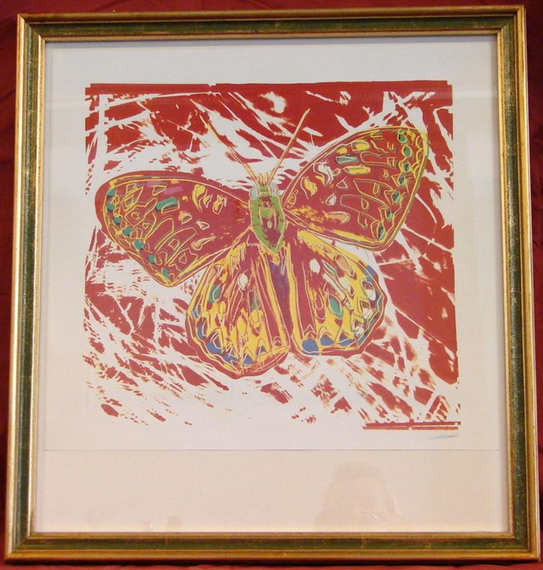 ANDY WARHOL (1928-1987), "Endgangered Species San Francisco Silverspot Butter Fly", Faroffsetli ...