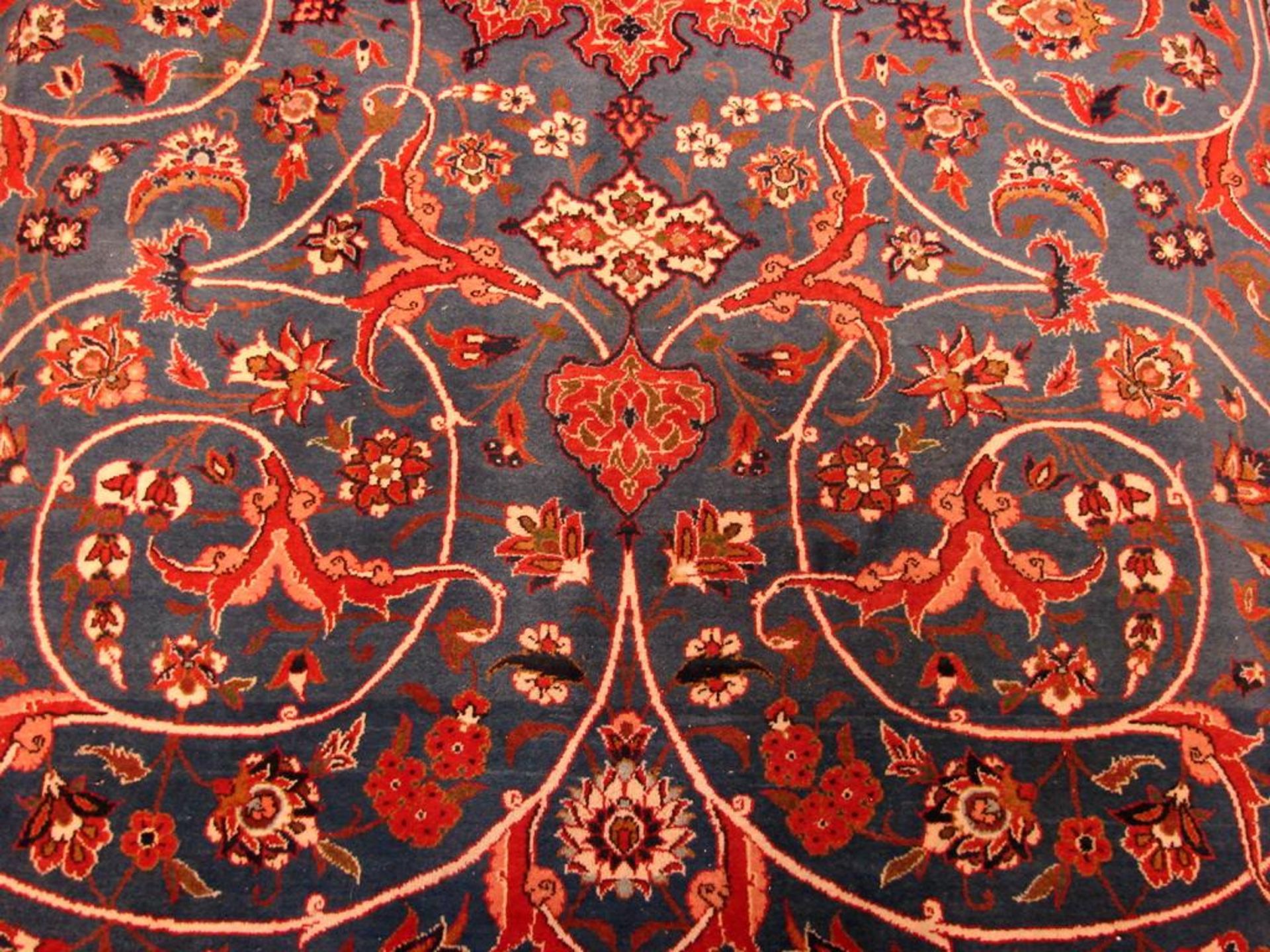 Teppich, guter Zustand, ca. 235 x 350 cm Teppich, Isfahan, guter Zustand, ca. 235 x 350 cm - Bild 2 aus 5