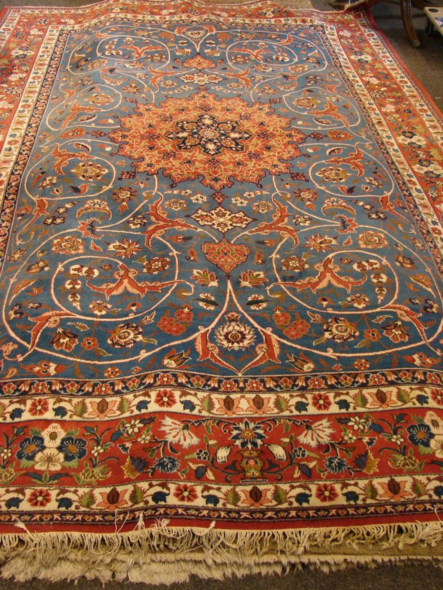 Teppich, guter Zustand, ca. 235 x 350 cm Teppich, Isfahan, guter Zustand, ca. 235 x 350 cm