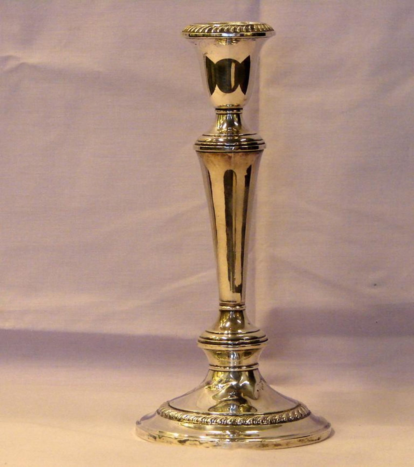 Kerzenleuchter, 925er Sterling Silber, Gorham , verdrehter Fuß, Höhe ca. 23 cm