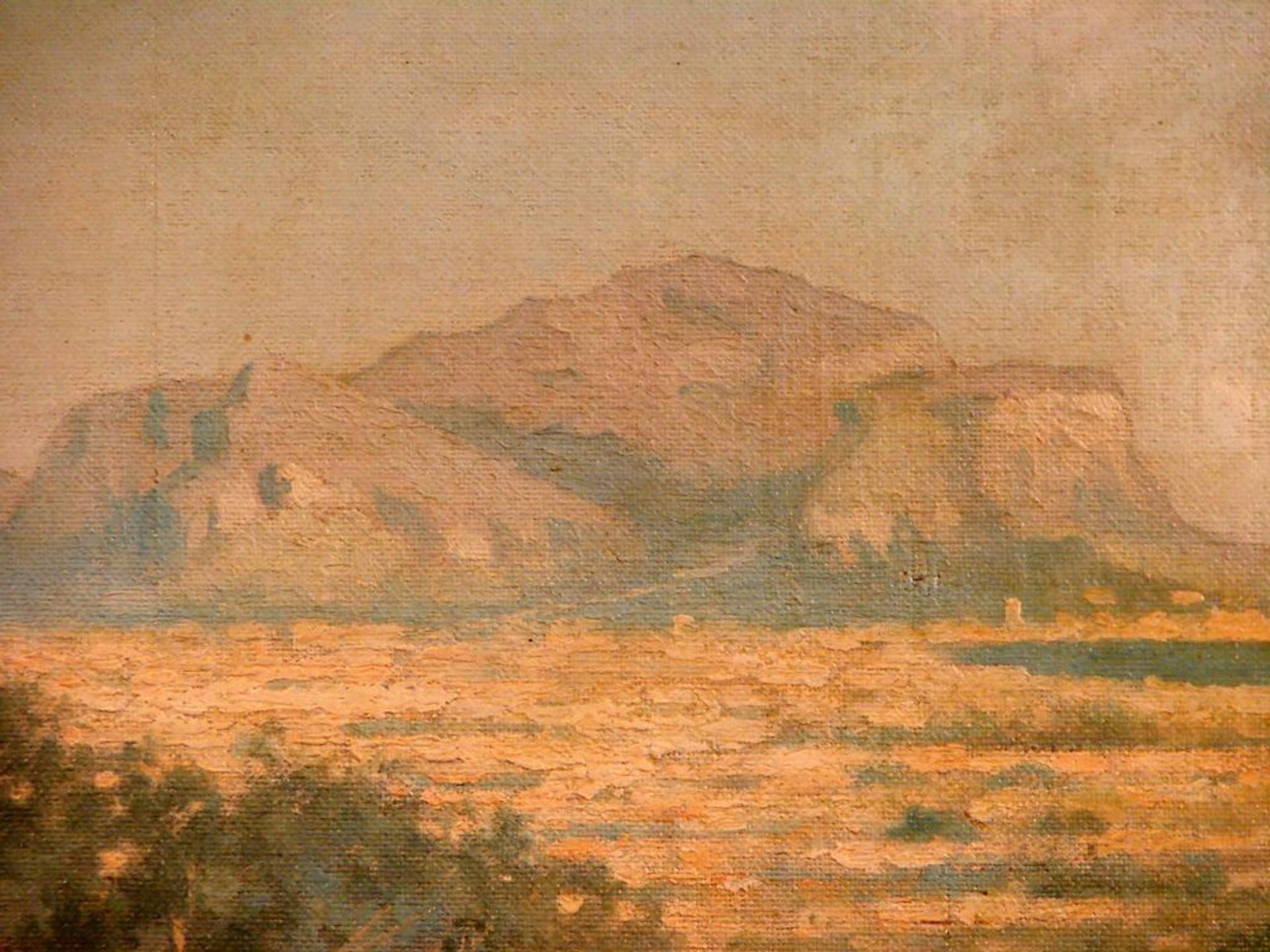 ERMINIO KREMP (1860-1936, Palermo),"Bei der Obsternte", Öl/L., u.li.sig., ca. 55x40 cm - Image 3 of 4