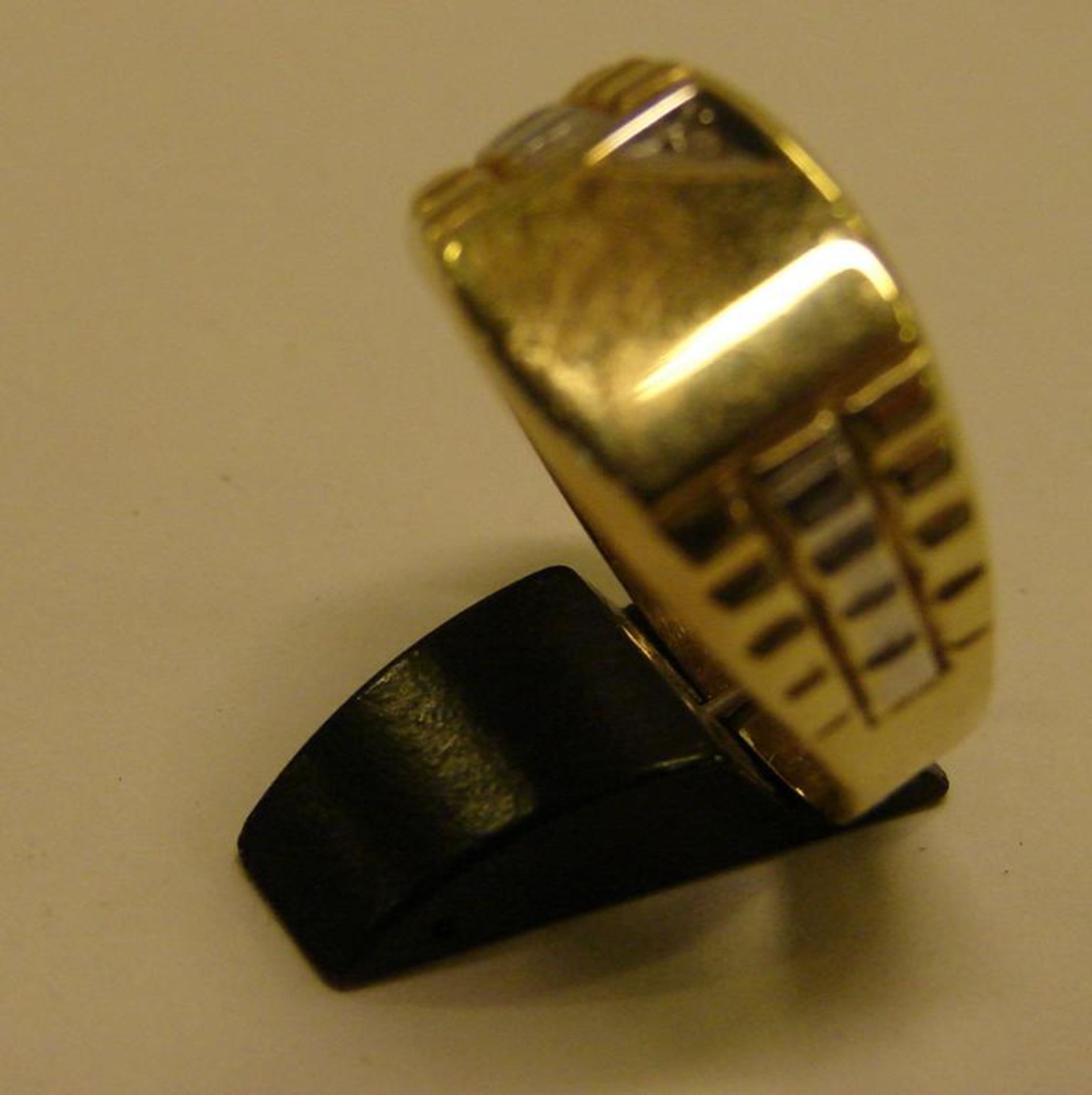 Herrenring, 585er Gold, ca. 3 Gramm - Bild 2 aus 2