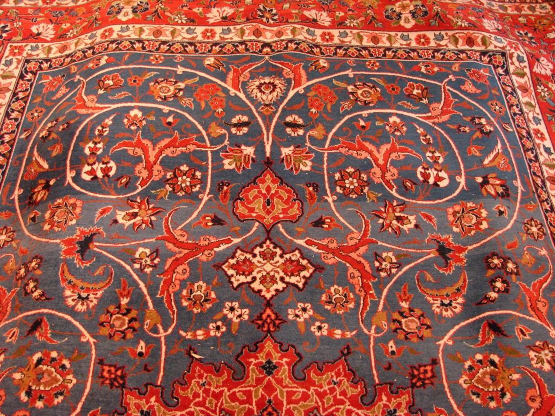 Teppich, guter Zustand, ca. 235 x 350 cm Teppich, Isfahan, guter Zustand, ca. 235 x 350 cm - Bild 4 aus 5