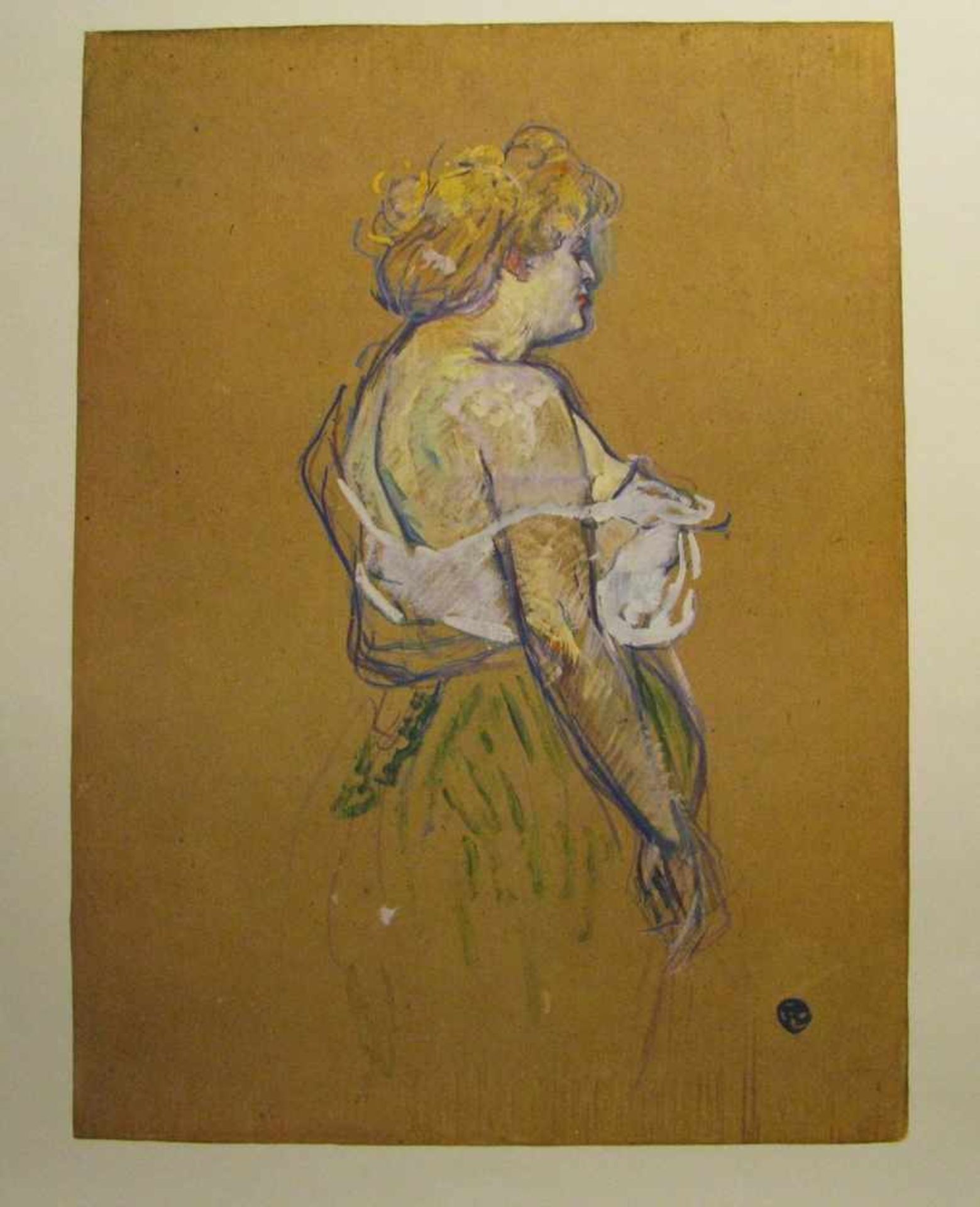 2 Kunstdrucke von Henri de Toulouse-Lautrec, 78 x 58,5 cm, o.R.