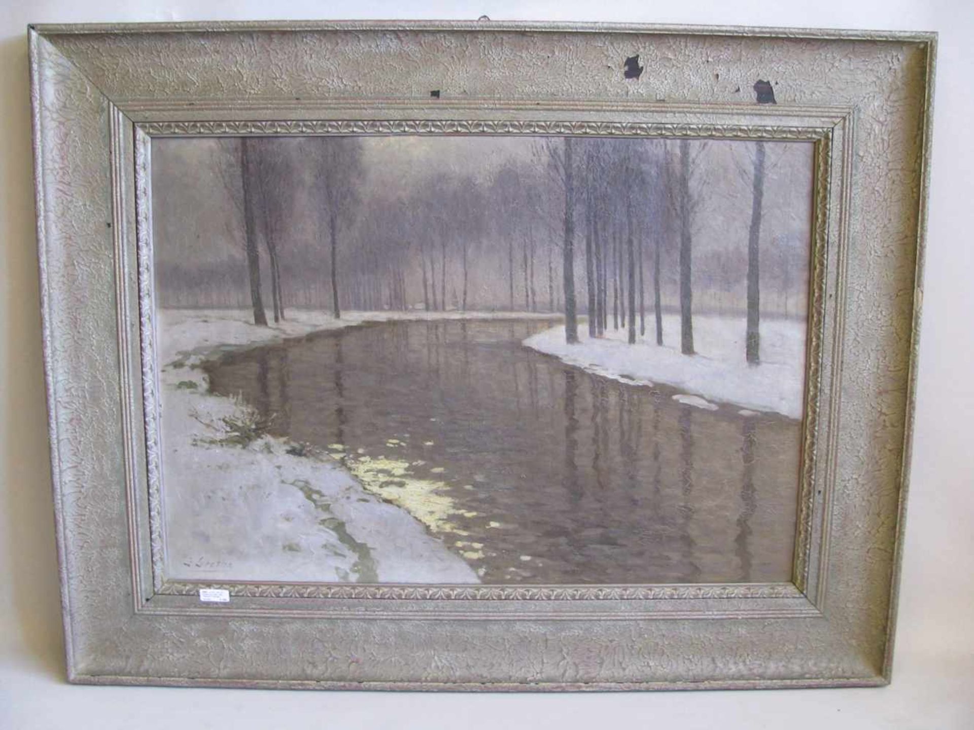 Grothe, Jean, 1865 - 1924, Roermond (Herzogtum Limburg) - Dormagen,bet. "Winter an der holländischen